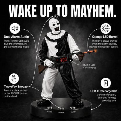 Snooze Or Die™ Horror Alarm Clock