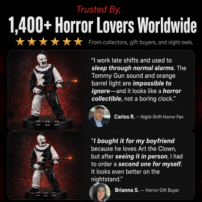 Snooze Or Die™ Horror Alarm Clock